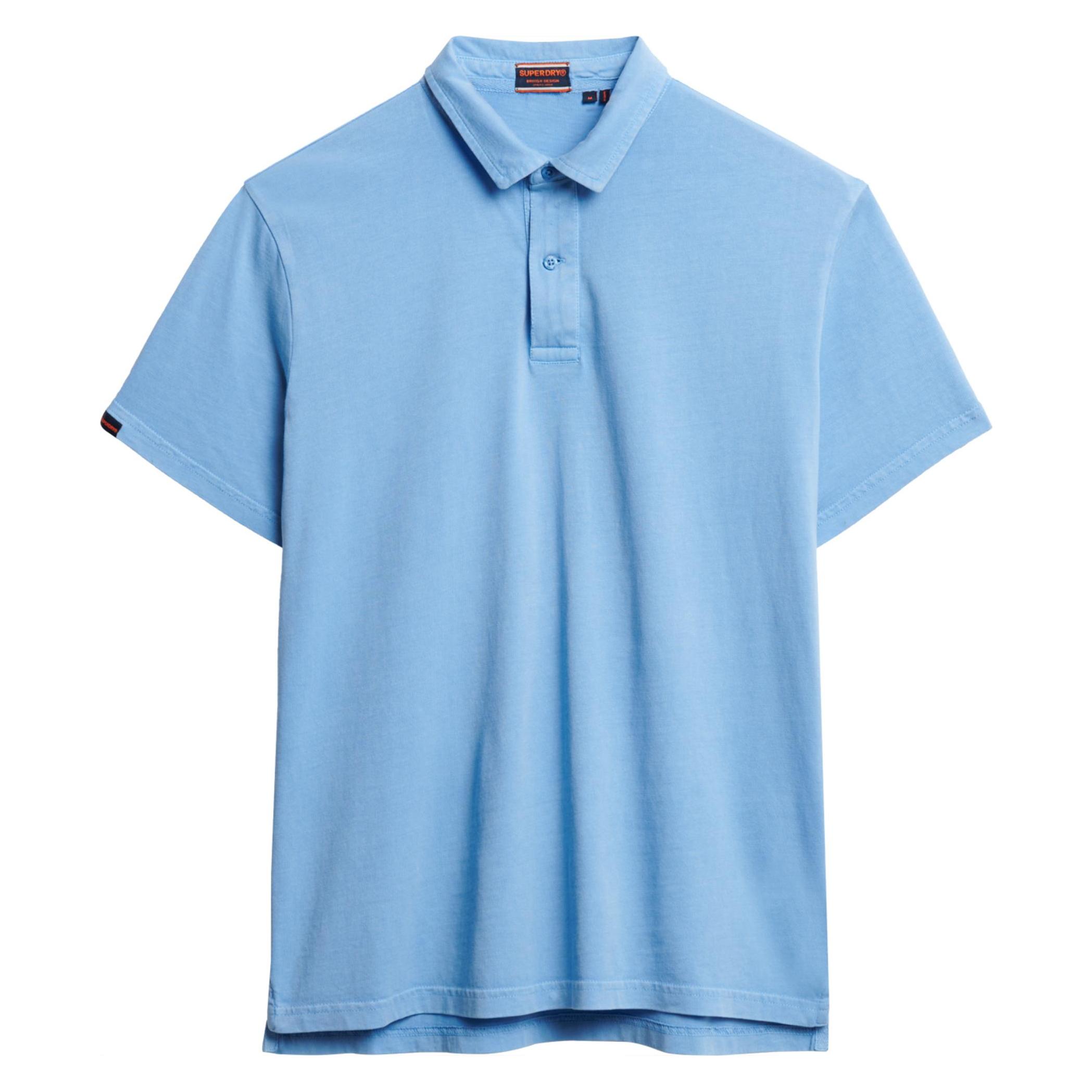Superdry, Herren, Shirts, Essential Jersey Poloshirt, Blau, (3XL)