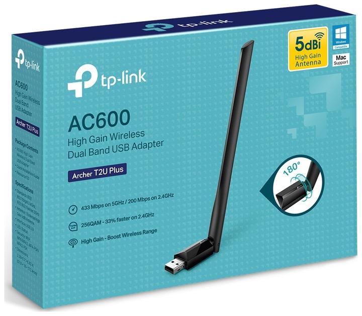 Actual product image TP-Link AC600 HIGH GAIN WI-FI USB AD. (USB)
