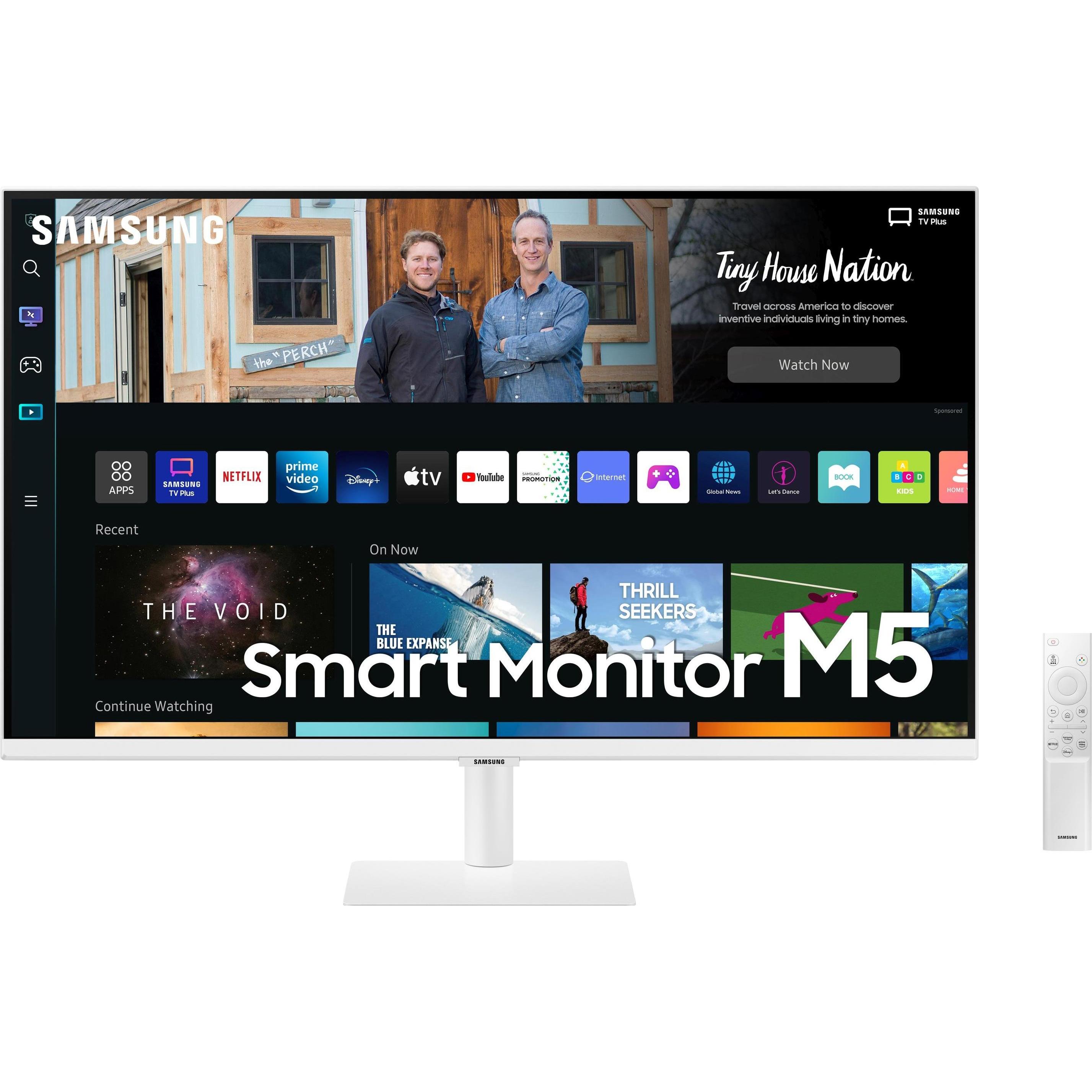Samsung Smart Monitor M5 S32BM501EU (1920 x 1080 Pixel, 32"), Monitor, Weiss