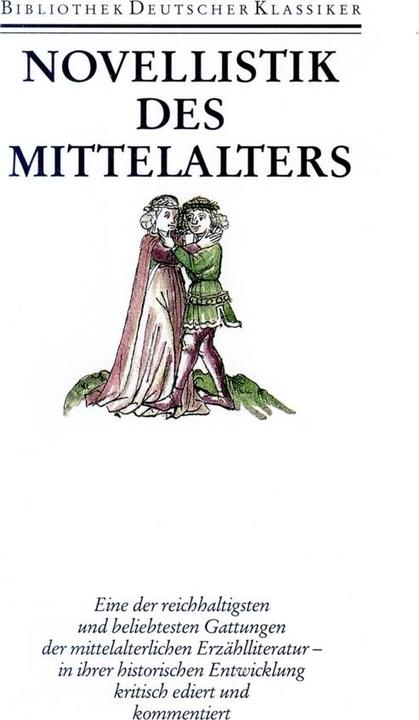 Produktbild Bibliothek des Mittelalters - Ln: Bd 23. Novellistik des Mittelalters (Deutsch, Klaus Grubmüller, 1996)
