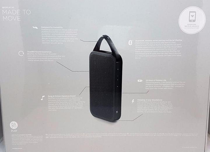 Immagine prodotto B&O BeoPlay A2 (24 h, Batteria ricaricabile)