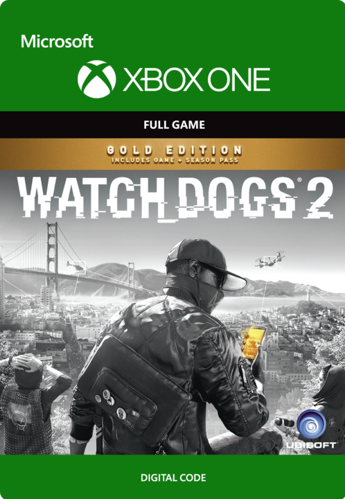 Actual product image Microsoft Watch Dogs 2 Gold (Xbox One X, Xbox Series X, Xbox One S, Xbox Series S)