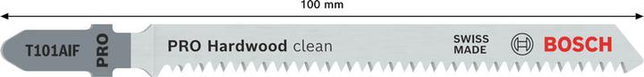 Produktbild Bosch Professional Zubehör PRO Hardwood clean T101AIF Stichsägeblatt, 100 mm, 5-tlg.