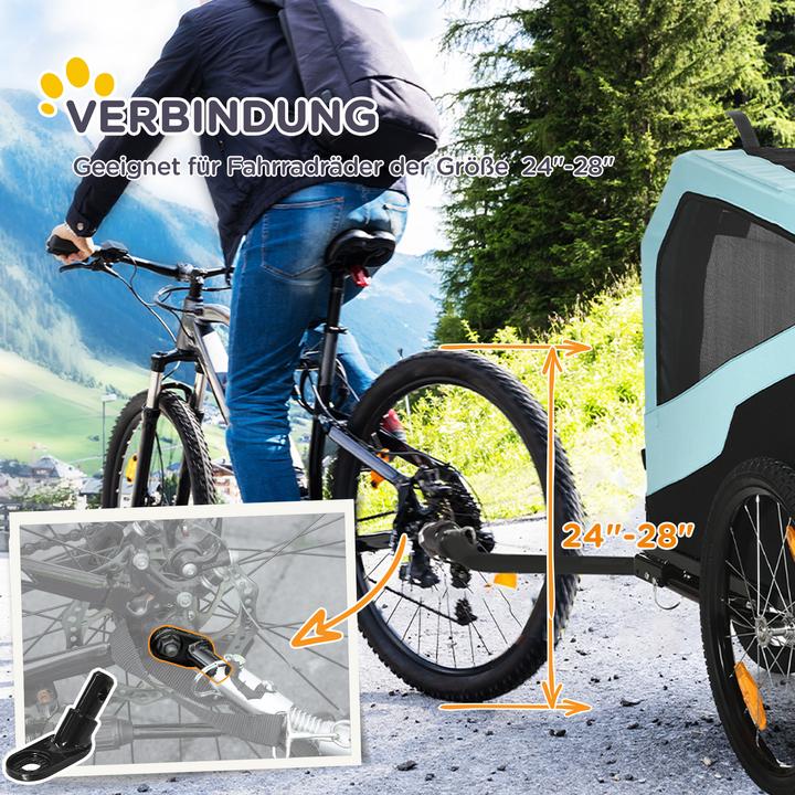 Actual product image PawHut Dog trailer with reflectors