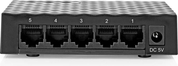 Image du produit Nedis Commutateur réseau | Vitesse filaire : Gigabit | Nombre de ports Ethernet : 5 (5 ports)