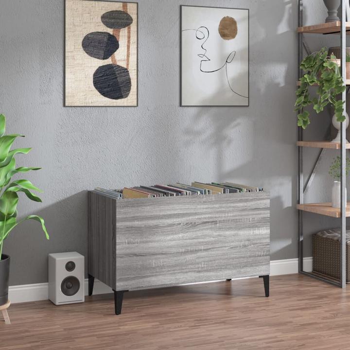 Produktbild VidaXL Plattenschrank Grau Sonoma 74,5x38x48 cm Holzwerkstoff