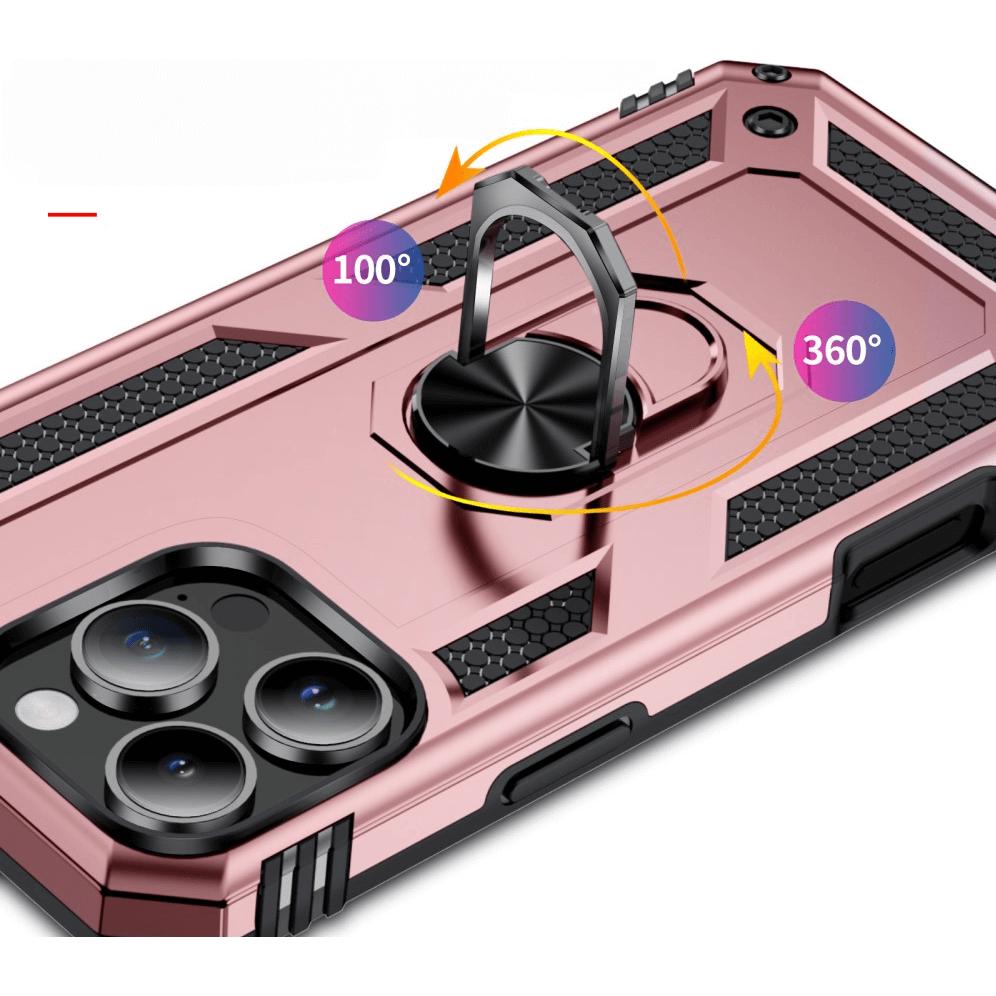 Thumbnail - Cover-Discount iPhone 16 Pro Max - Armor Case mit Kickstand (Apple iPhone 16 Pro Max), Smartphone Hülle, Rosa