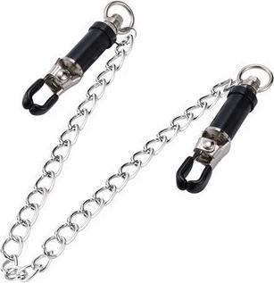 Actual product image Steelo Barrel Tit Clamps with Chain