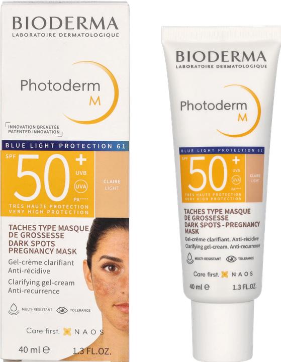 Produktbild Bioderma Photoderm M SPF50+ claire (Sonnencreme Gesicht, SPF 50, 40 ml, 66 g)