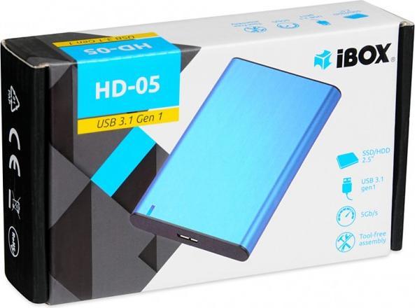 Productafbeelding iBox HD-05 HDD / SSD behuizing 2,5 inch (2.5")