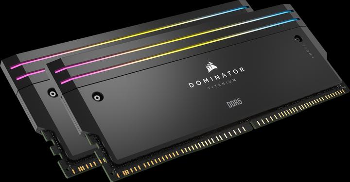 Produktbild Corsair DOMINATOR Titanium Light Enhancement Kit, 2-up config, Functional LEDs, Black Heatsink, no DRAM ICs (RGB)