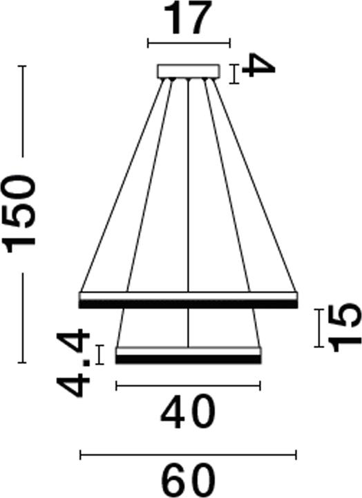 Produktbild Nova Luce Adria (5684 lm)