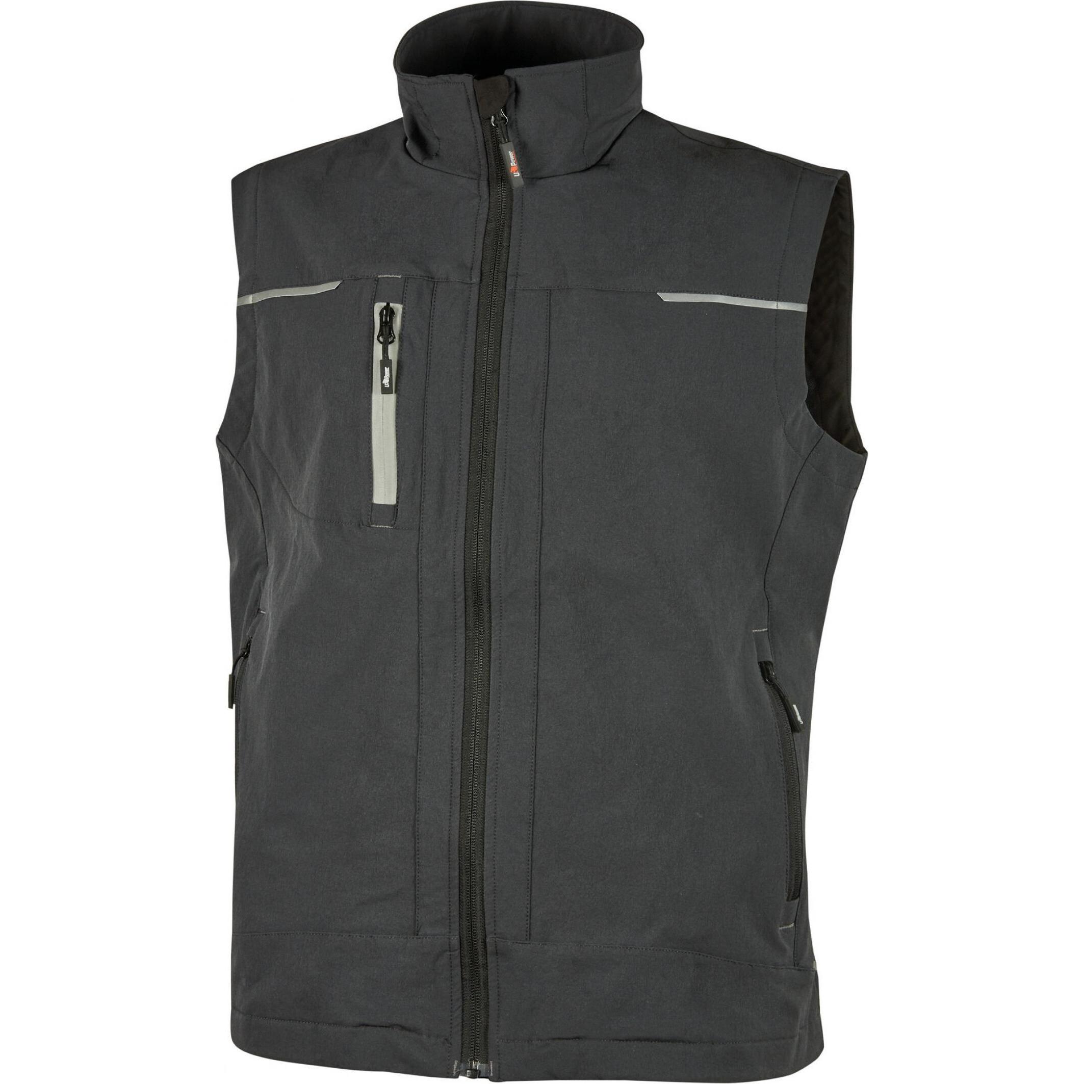 U-Power, Herren, Weste, WORKWEAR Saturn asphaltgrau 3XL, Grau, (3XL)