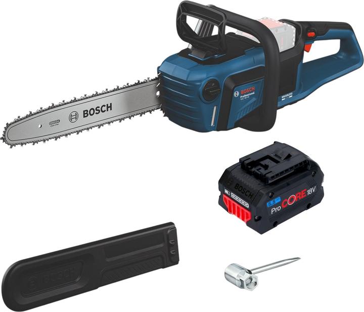 Image du produit Bosch Professional GKE18V-40 Professional Akku Kettensäge 18 V 40 cm Brushless + 1x ProCORE Akku 5,5 Ah - ohne (Tronçonneuse à batterie)