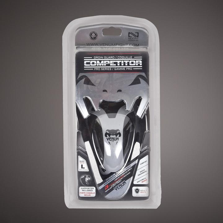 Actual product image Venum Competitor Groinguard & Support - Silver Series (XL)