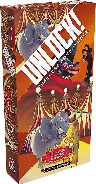 Actual product image Asmodée Unlock. The Noside Show Single Scenario (German, 1 - 6 Players)