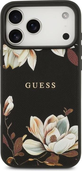 Produktbild Guess - Grained Ring MagSafe - iPhone 17 Pro Max - Black (Apple iPhone 17 Pro Max)