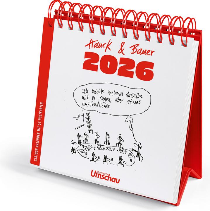 Hauck & Bauer Postkartenkalender 2026 (Deutsch)