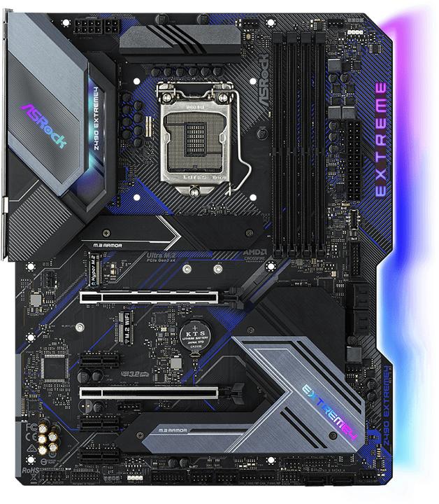 Produktbild AsRock Z490 Extreme4 (LGA 1200, Intel Z490, ATX)