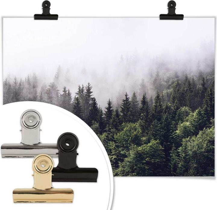 Produktbild Trenddeko Nebliger Wald (40 x 30 cm)