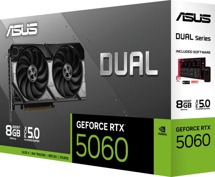Image du produit ASUS Double RTX 5060 8G (8 Go, GDDR7)