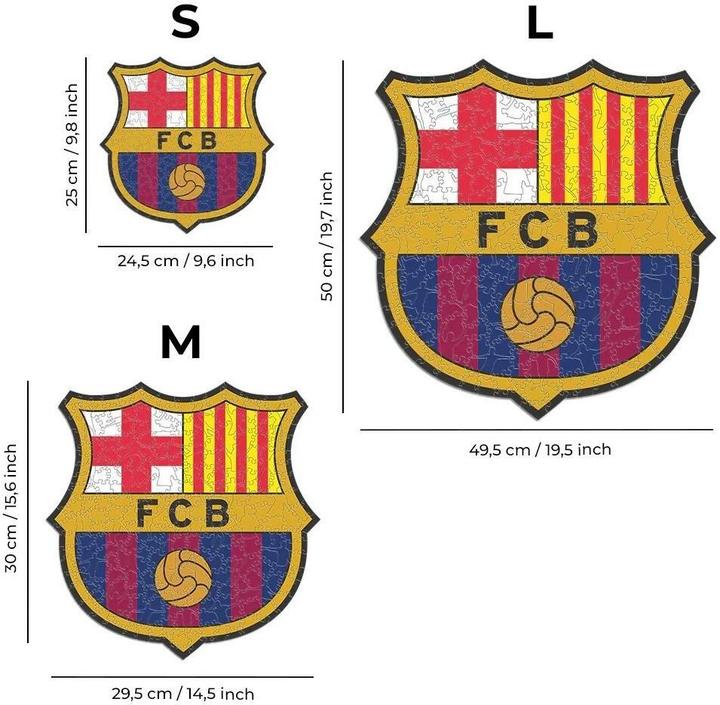 Produktbild Iconic FC Barcelona - Logo S (150 Teile)