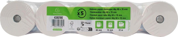 Immagine prodotto Exacompta Rotoli di carta termica per ricevute POS, registratori di cassa e casse computerizzate