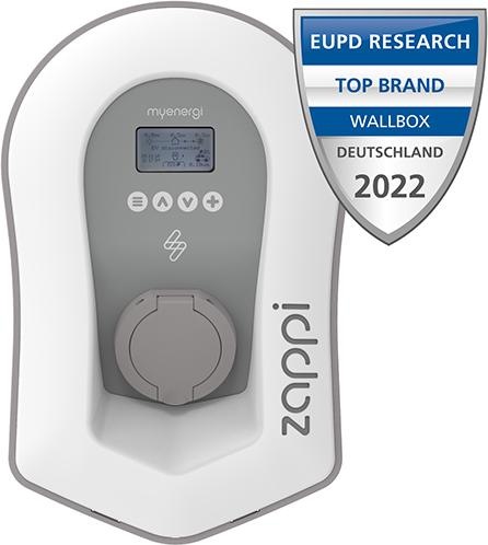 Image du produit Myenergi ZAPPI-2H22UW-T ZAPPI-2H22UW Wallbox avec hub (Type 2, 22 kW)