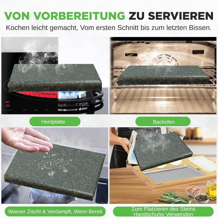 Image du produit Nutrichef Heisser Stein Tischgrill-Set