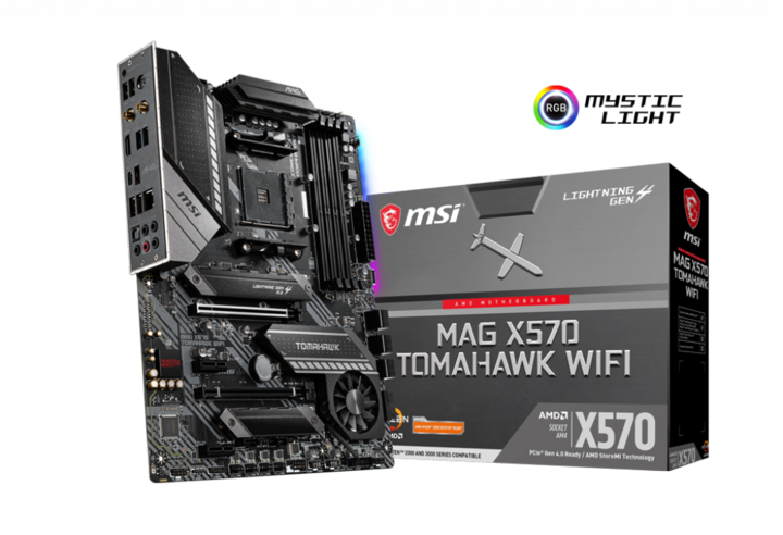 Actual product image MSI MAG X570 TOMAHAWK WIFI (AM4, AMD X570, ATX)