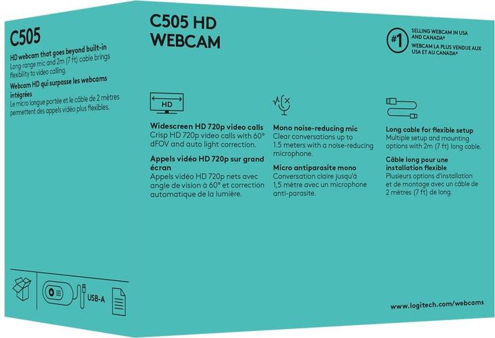 Actual product image Logitech C505 (0.90 Mpx)