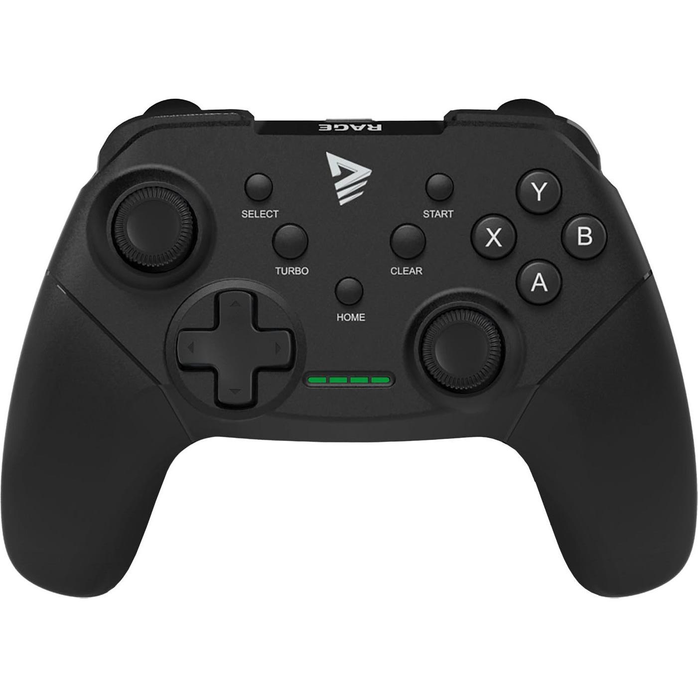 Savio Gamecontroller Rage (PS3, PC), Gaming Controller, Schwarz