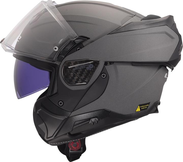 Produktbild LS2 FF910 Advant II Solid Klapphelm Matt-Grau M (M, 57 - 58 cm)