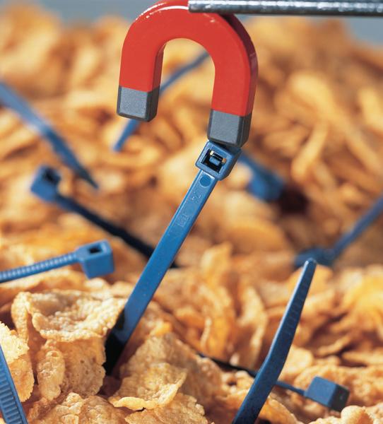 Produktbild HellermannTyton MetalContent Polyprop CableTiesMCTPP120R (Kunststoffkabelbinder, Metallkabelbinder, 387 mm, 100 Stk.)