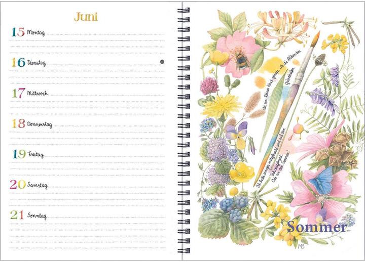 Produktbild Naturkalender (15.5 x 23 cm, Harter Einband, Deutsch)