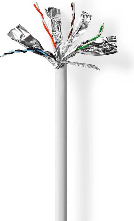 Immagine prodotto Nedis Rotoli di cavo di rete | CAT6 | Solido | S/FTP | CCA | 305,0 m | Per interni | Rotondo | PVC | (S/FTP, CAT6, 305 m)