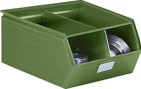 Actual product image kaiserkraft Sheet steel open fronted storage box