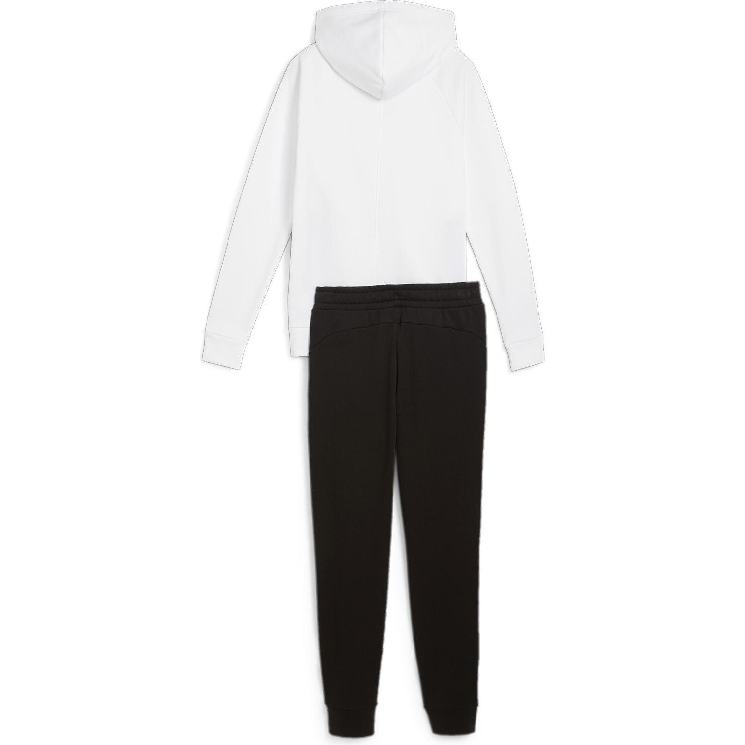 Thumbnail - Puma, Damen, Laufjacke, Classic Hooded Tracksuit FL (XS), Weiss, XS
