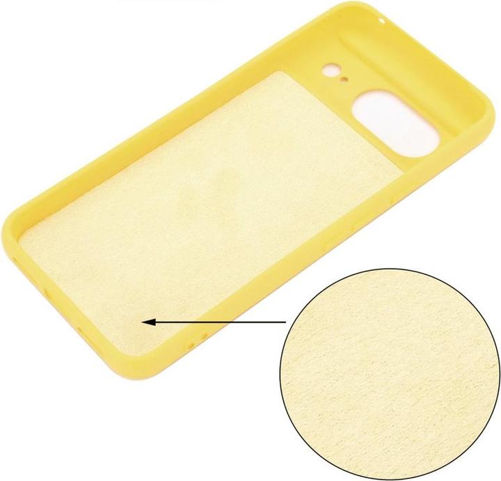 Immagine prodotto Cover-Discount Google Pixel 8 - Custodia in silicone giallo (Google Pixel 8)