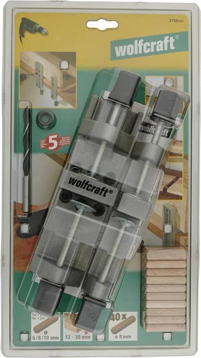 Productafbeelding wolfcraft Universele houten deuvelset (40 Pcs.)