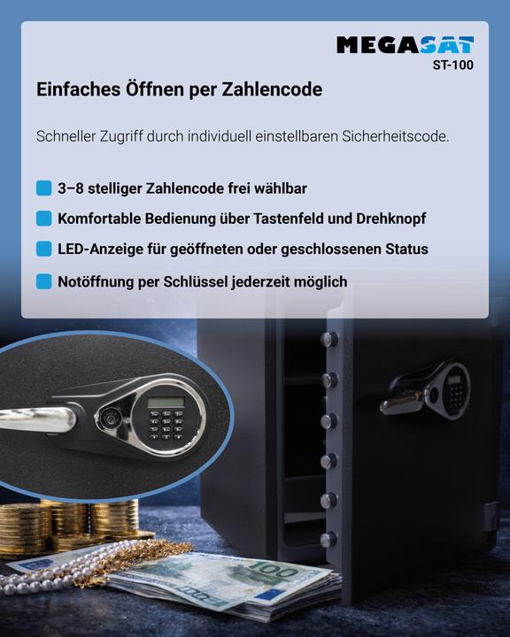 Produktbild Megasat MEGA Sicherheitstresor (43 l)