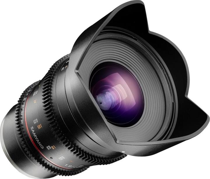 Actual product image Samyang 20mm T1.9 VDSLR Nikon (Nikon F, full size)