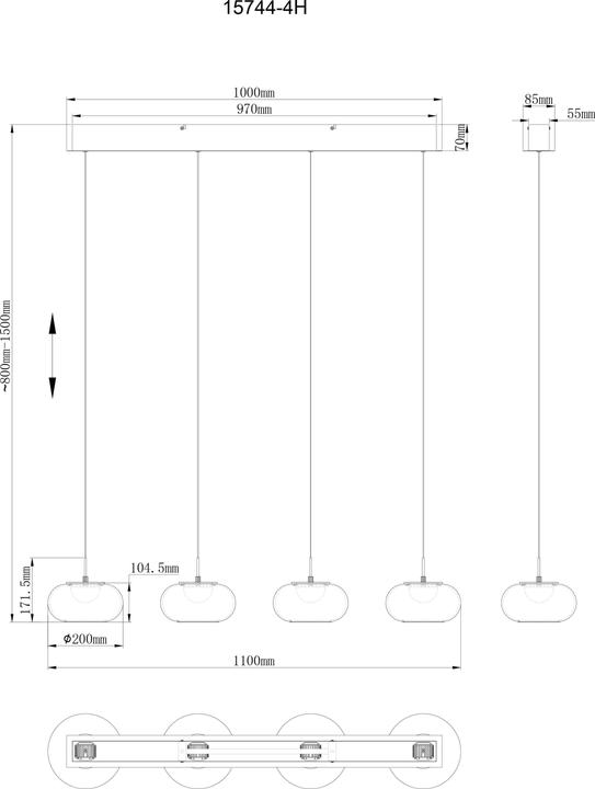 Produktbild Globo Quintara (2520 lm)