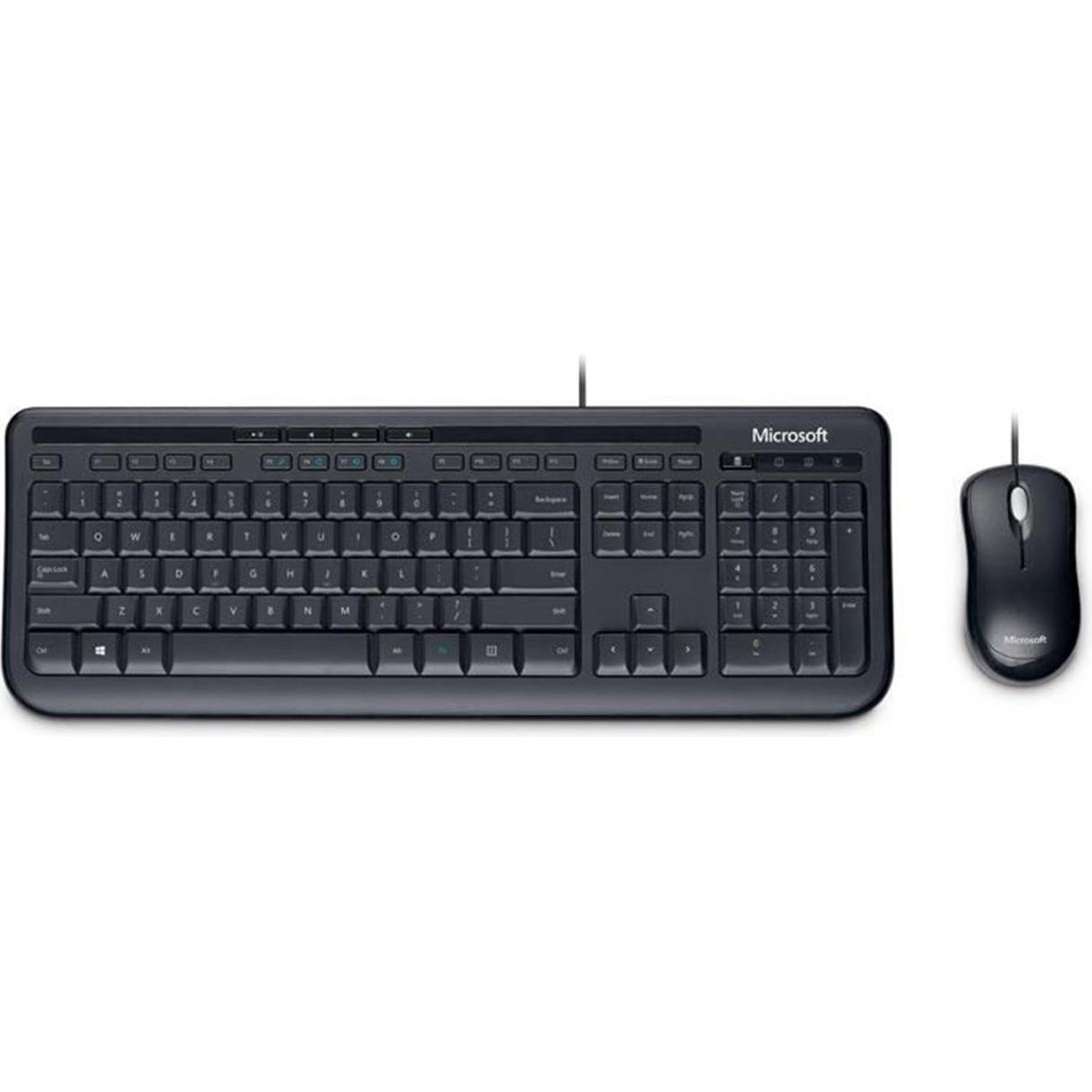 Microsoft 600 (DE, Kabelgebunden), Tastatur, Schwarz