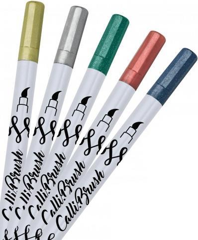 Produktbild Online Callibrush Pen Double Tip 2mm 19089 metallic (assortiert) (5x)