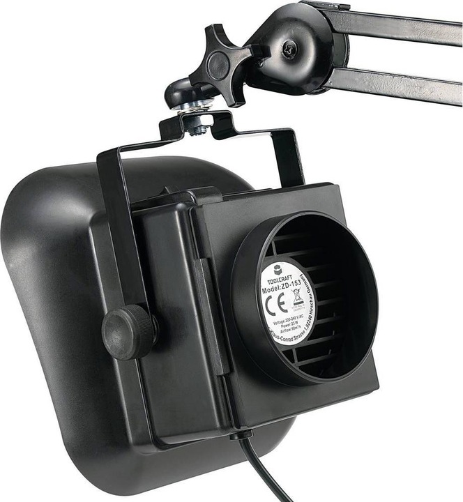 Image du produit Toolcraft Aspirateur de fumées de soudure avec support de table ZD-153A (Pompe aspirante)