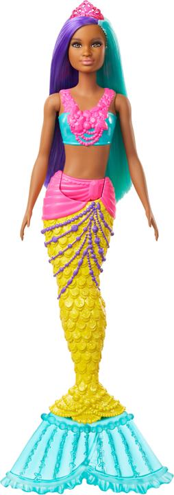 Actual product image Barbie Dreamtopia Mermaid with blue green and purple hair