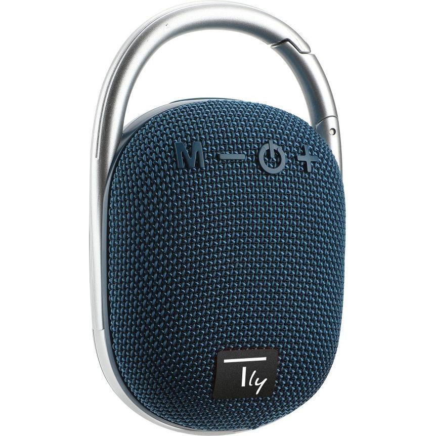Techly ICASBL321BL portable speaker Mono portable speaker Blue (2 h, Stromversorgung über USB), Bluetooth Lautsprecher, ...