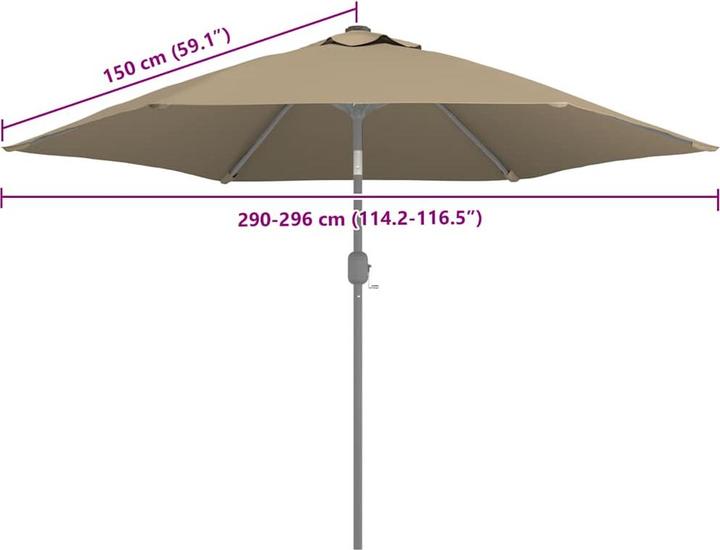 Produktbild vidaXL Ersatzstoff (3 m)