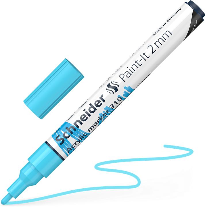 Image du produit Schneider Marqueur acrylique Paint-It 310 2mm bleu pastel (1 x)
